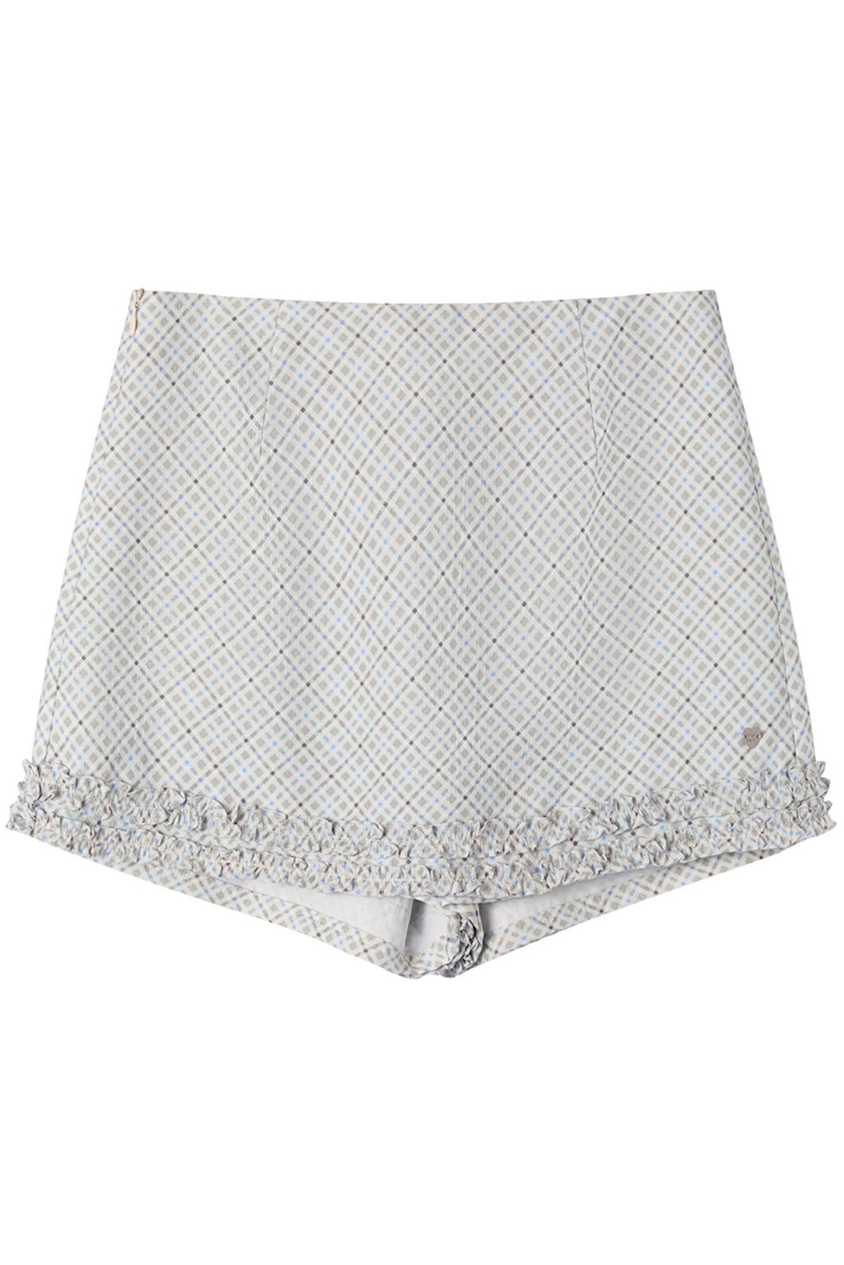Plaid A-line Skirt