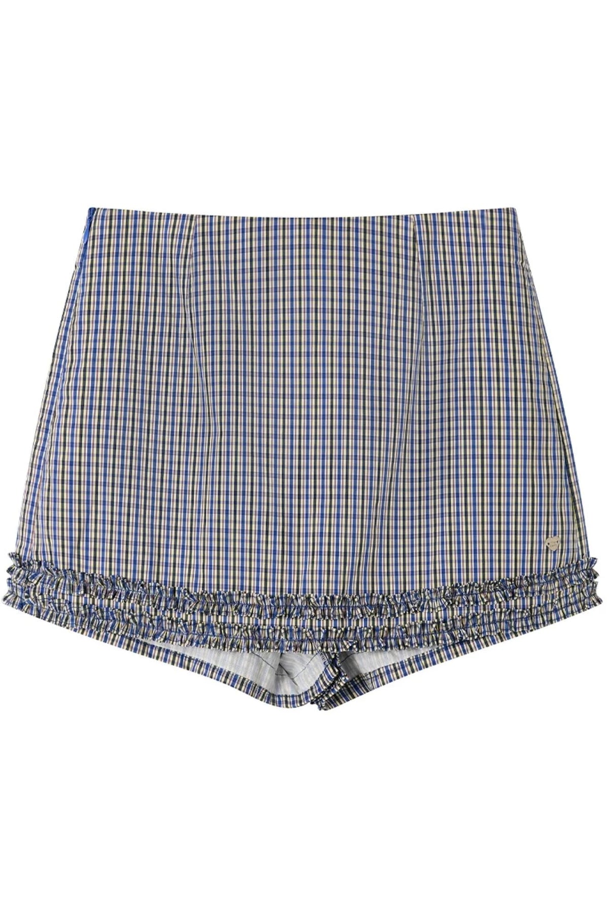 Plaid A-line Skirt