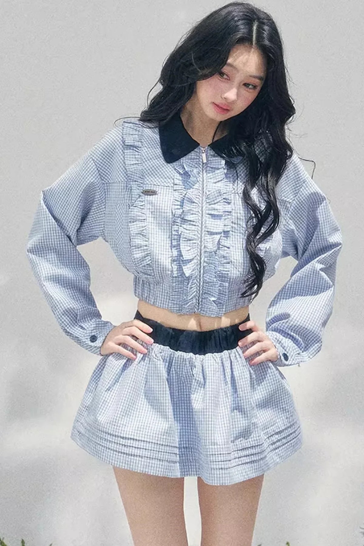Plaid Academy Suit Set-Up