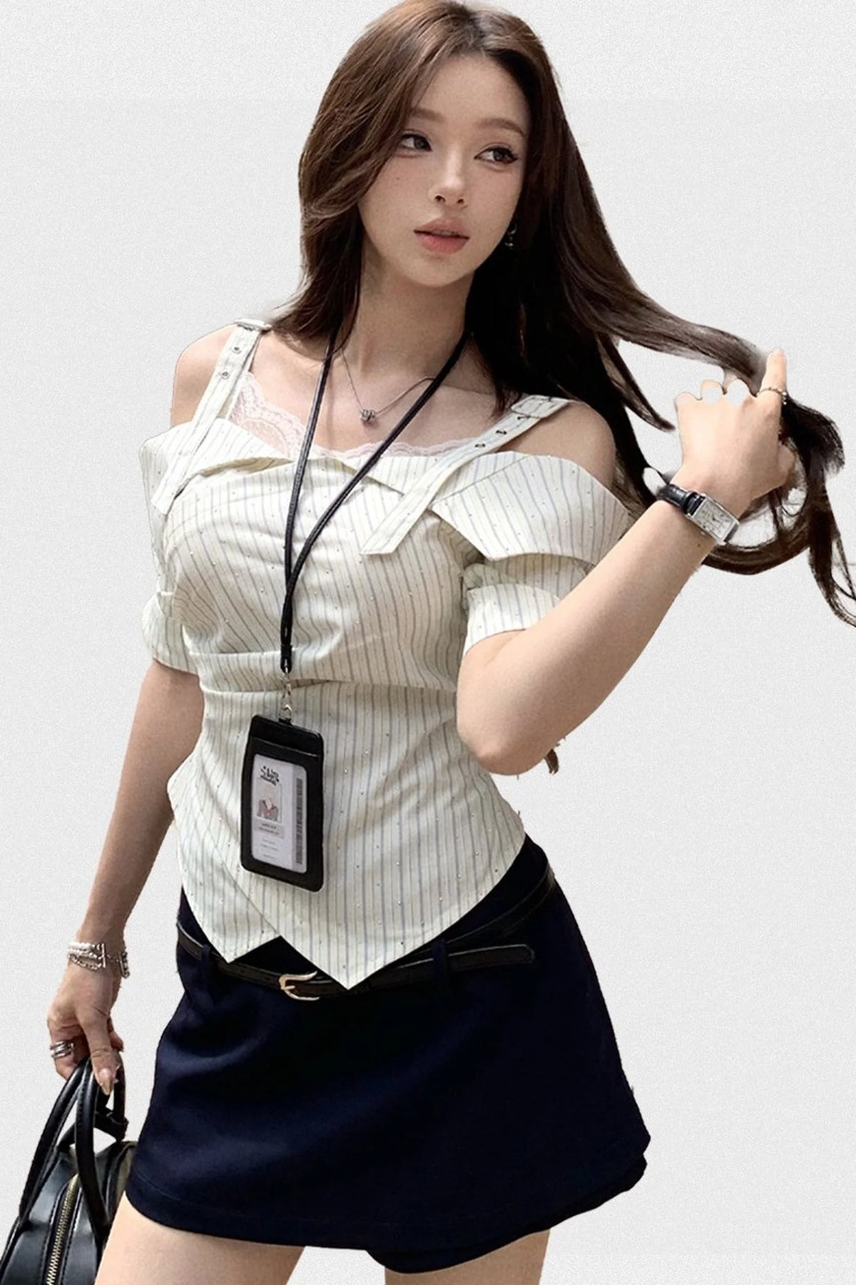 Plaid Bodycon Mini Skirt