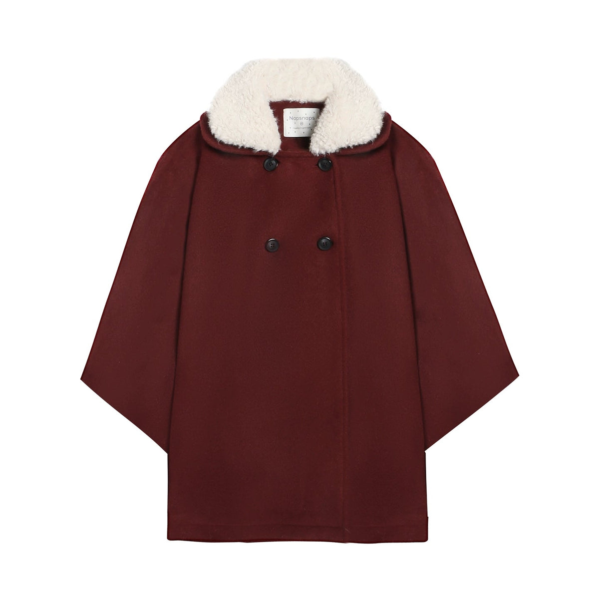 Plaid Cape Winter Coat