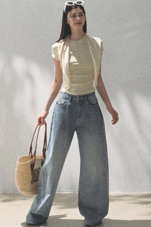 Plaid Cotton Tee