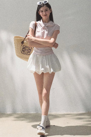 Plaid Cotton Tee