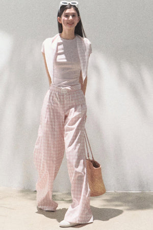 Plaid Cotton Tee