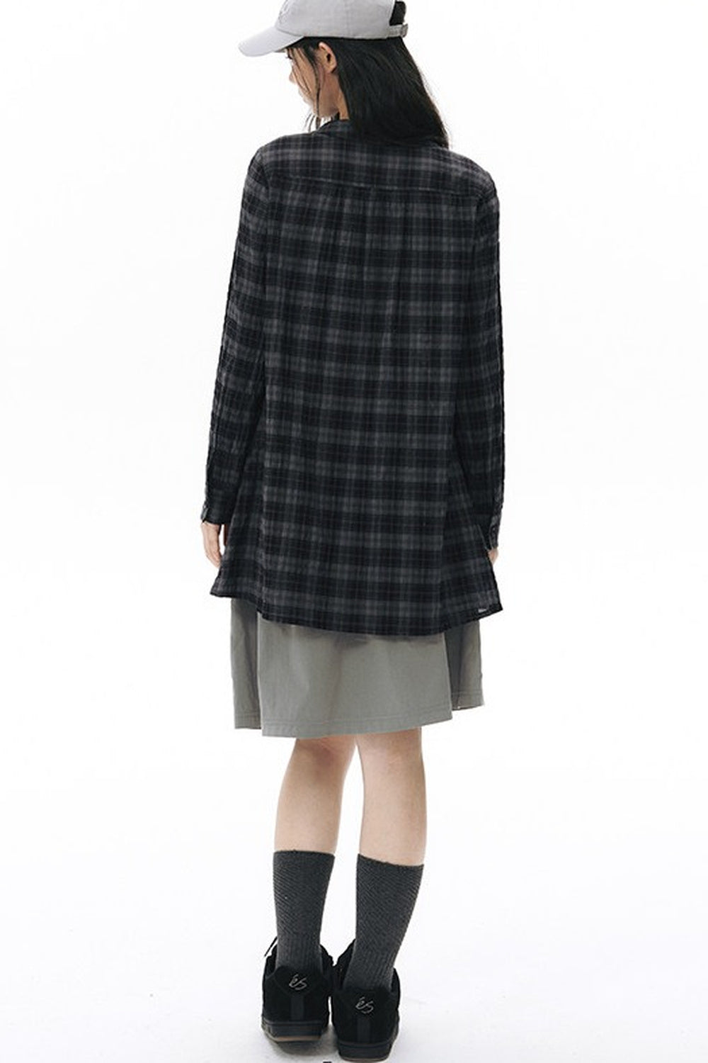 Plaid Large Pocket Shirt