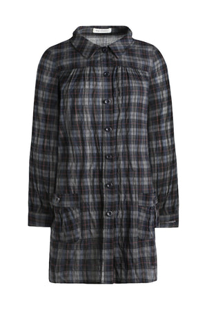 Plaid Large Pocket Shirt