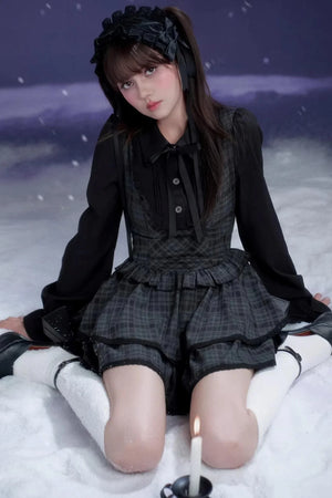 Plaid Lolita Winter Dress