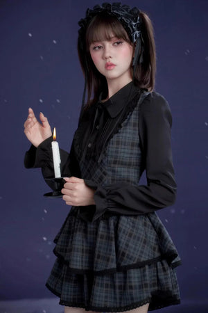 Plaid Lolita Winter Dress