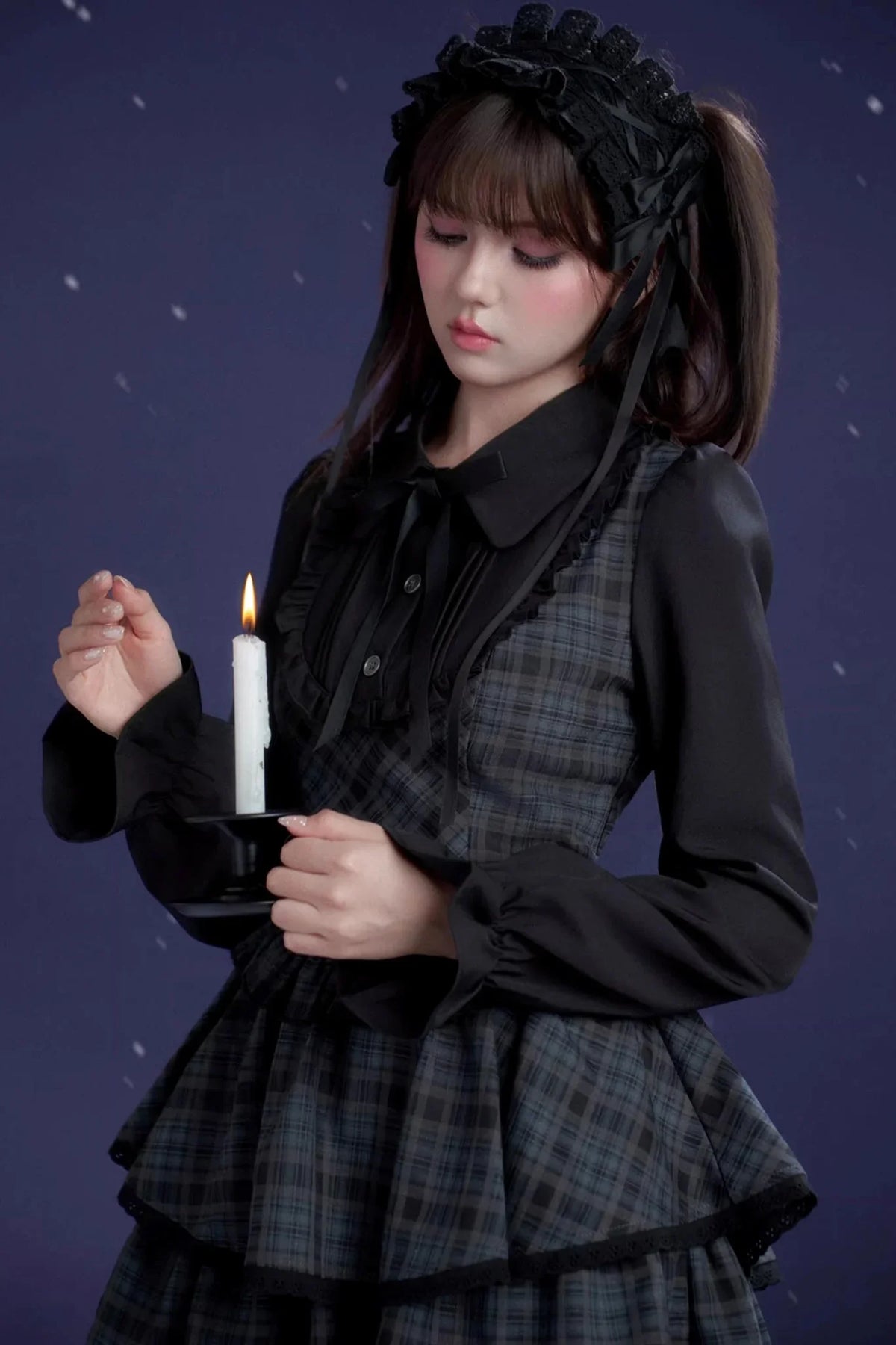 Plaid Lolita Winter Dress