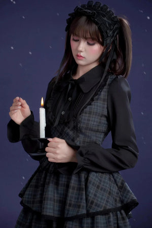 Plaid Lolita Winter Dress