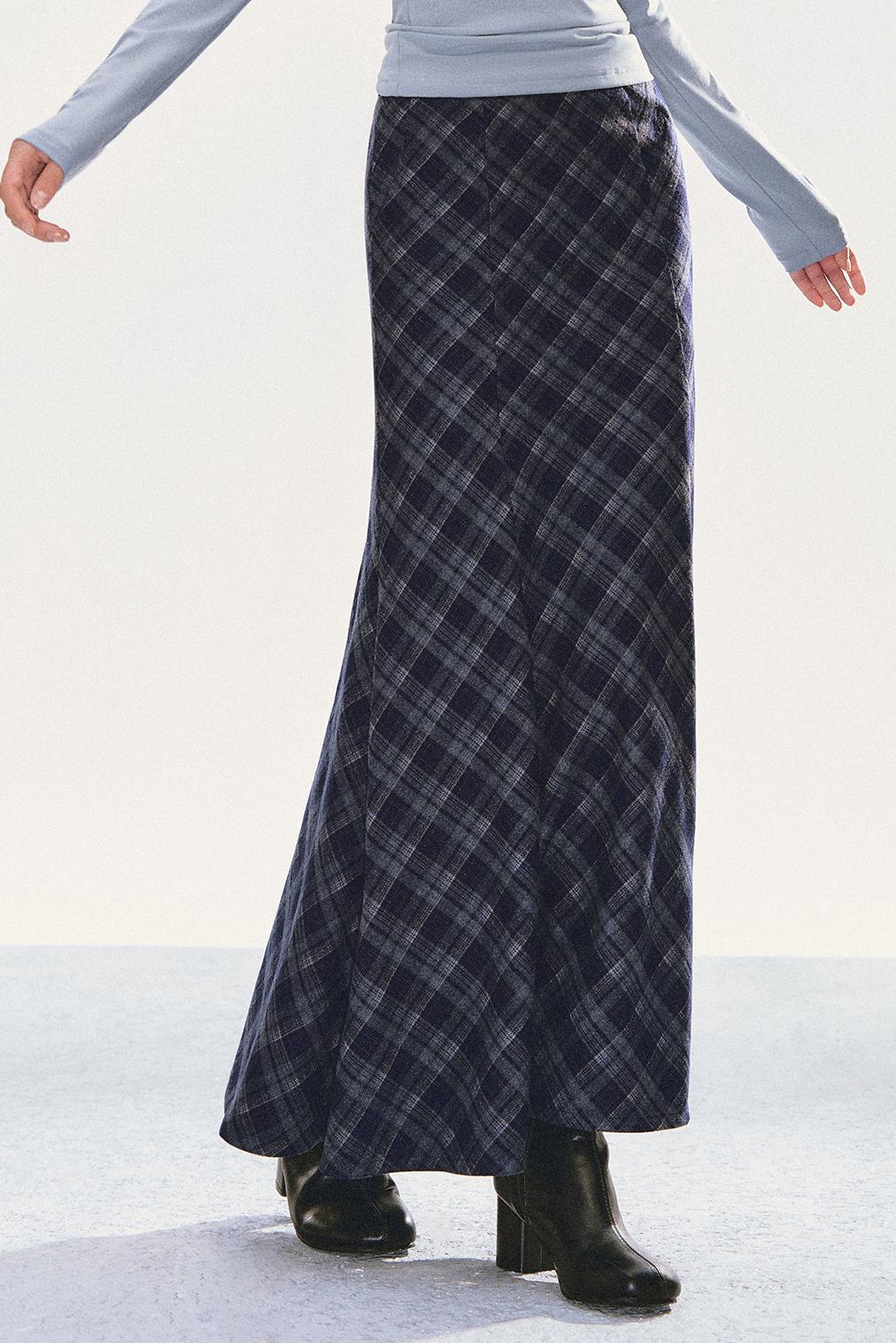 Plaid Mermaid Skirt