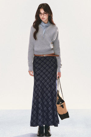 Plaid Mermaid Skirt