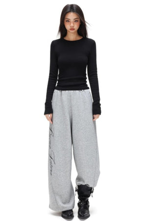 Plaid Patchwork Fleece-Lined Pants