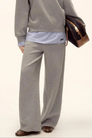 Plaid Patchwork Knit Sweater Set-Up