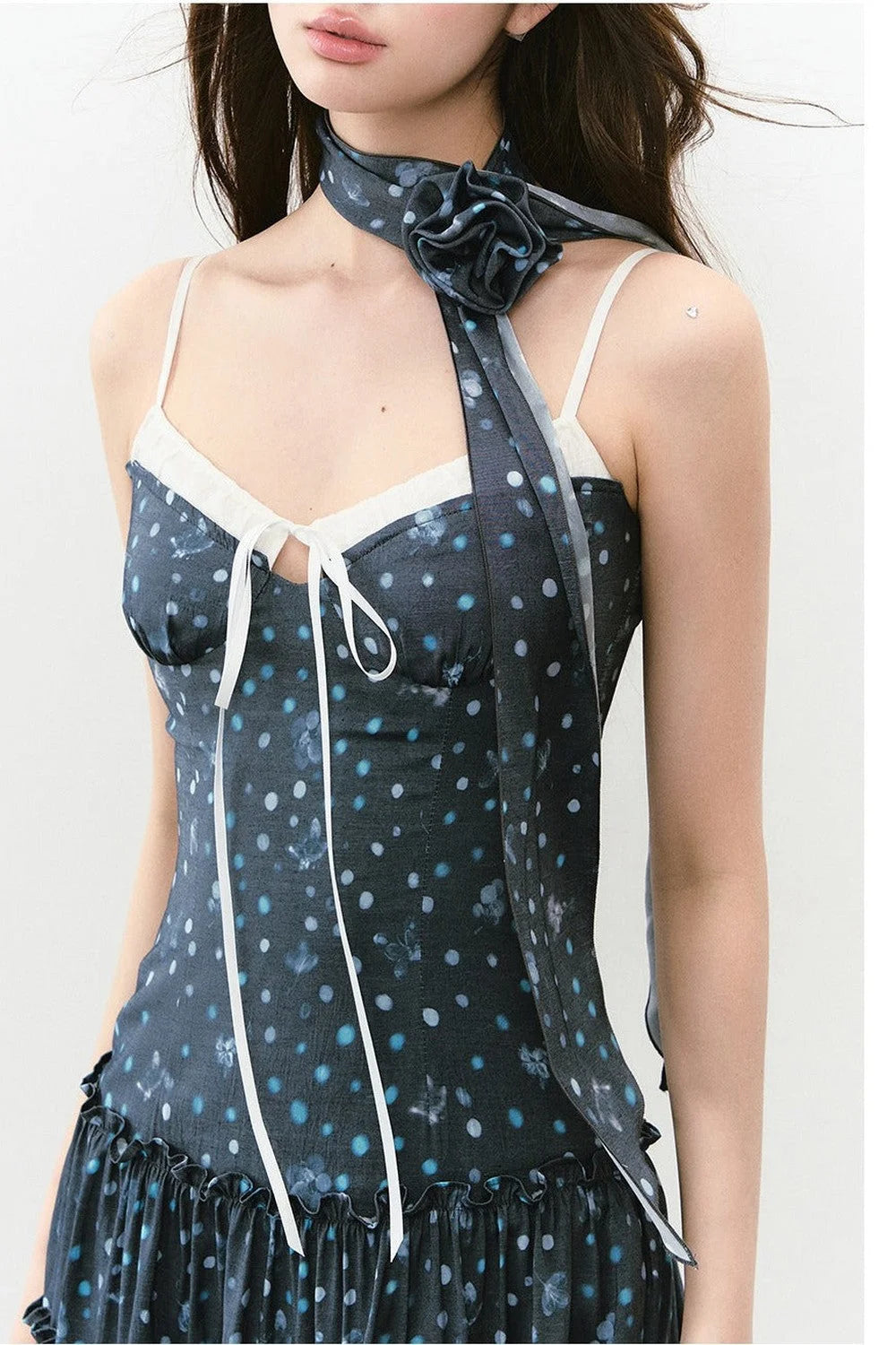 Plaid Patchwork Suspender Dress Set-Up