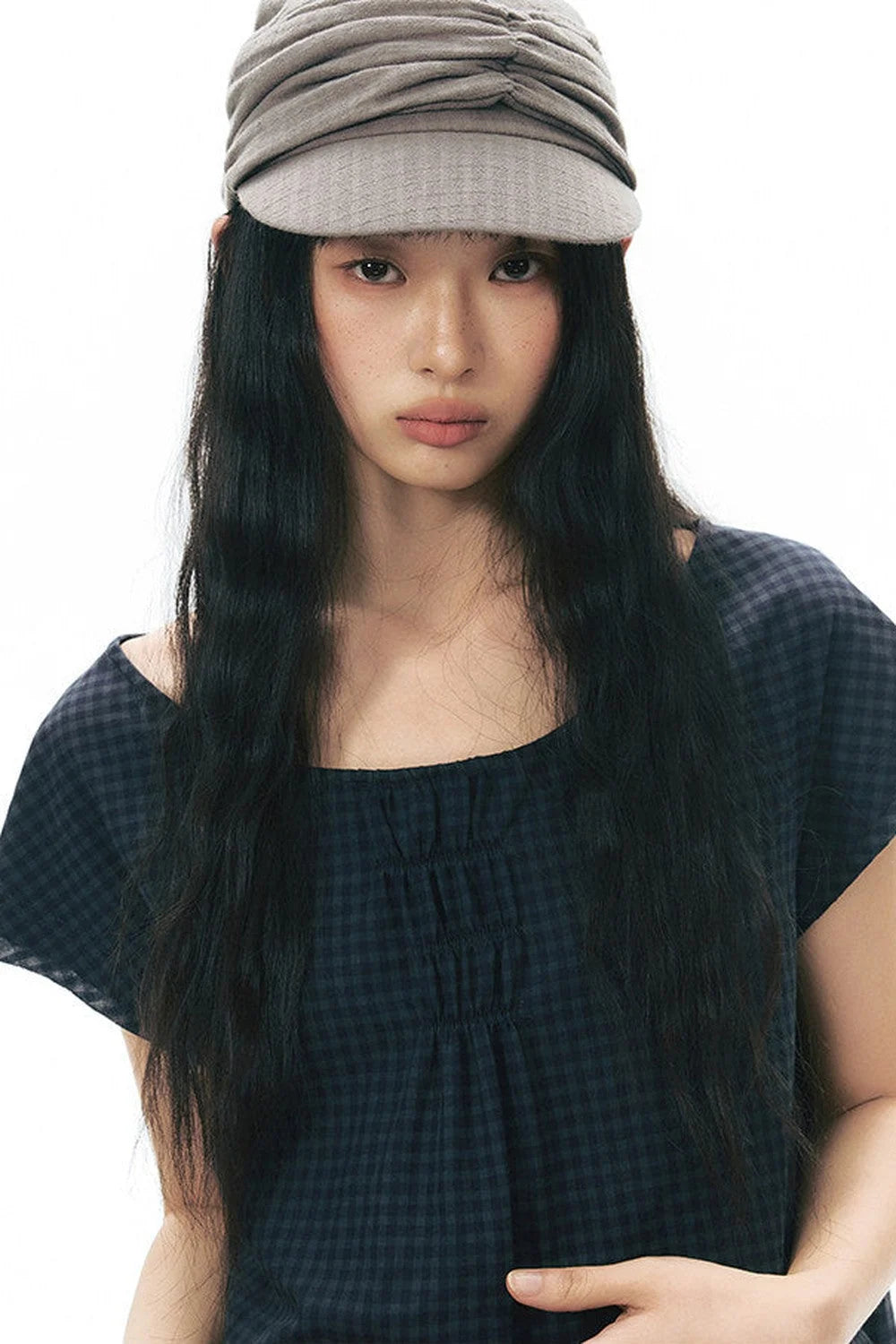 Plaid Pocket Vintage Dress