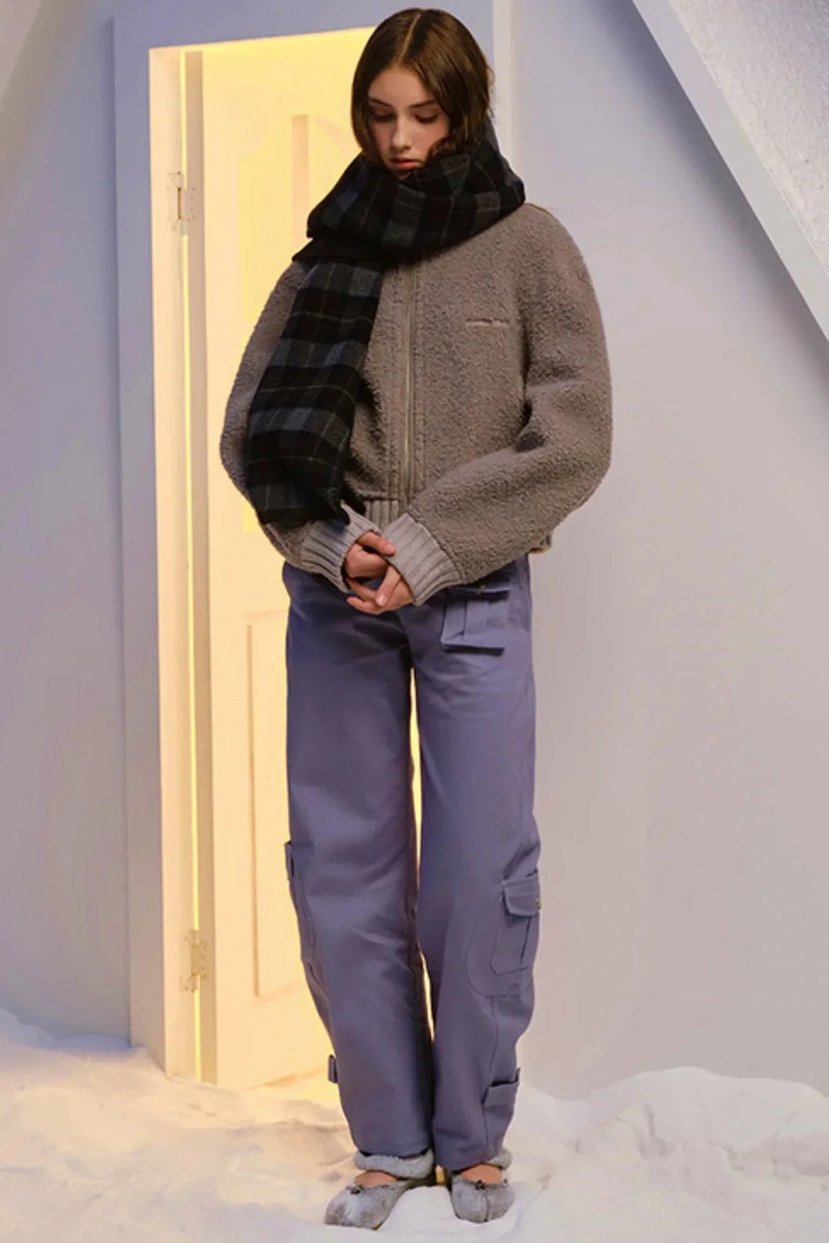 Plaid Prelude Wool Scarf