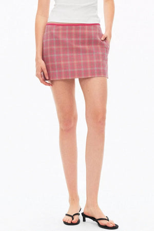 Plaid Retro Short Skirt