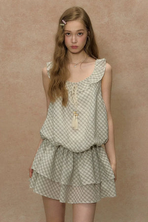 Plaid Retro Summer Dress