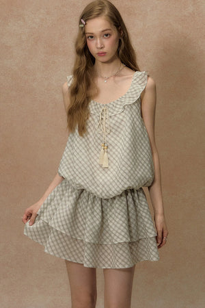 Plaid Retro Summer Dress