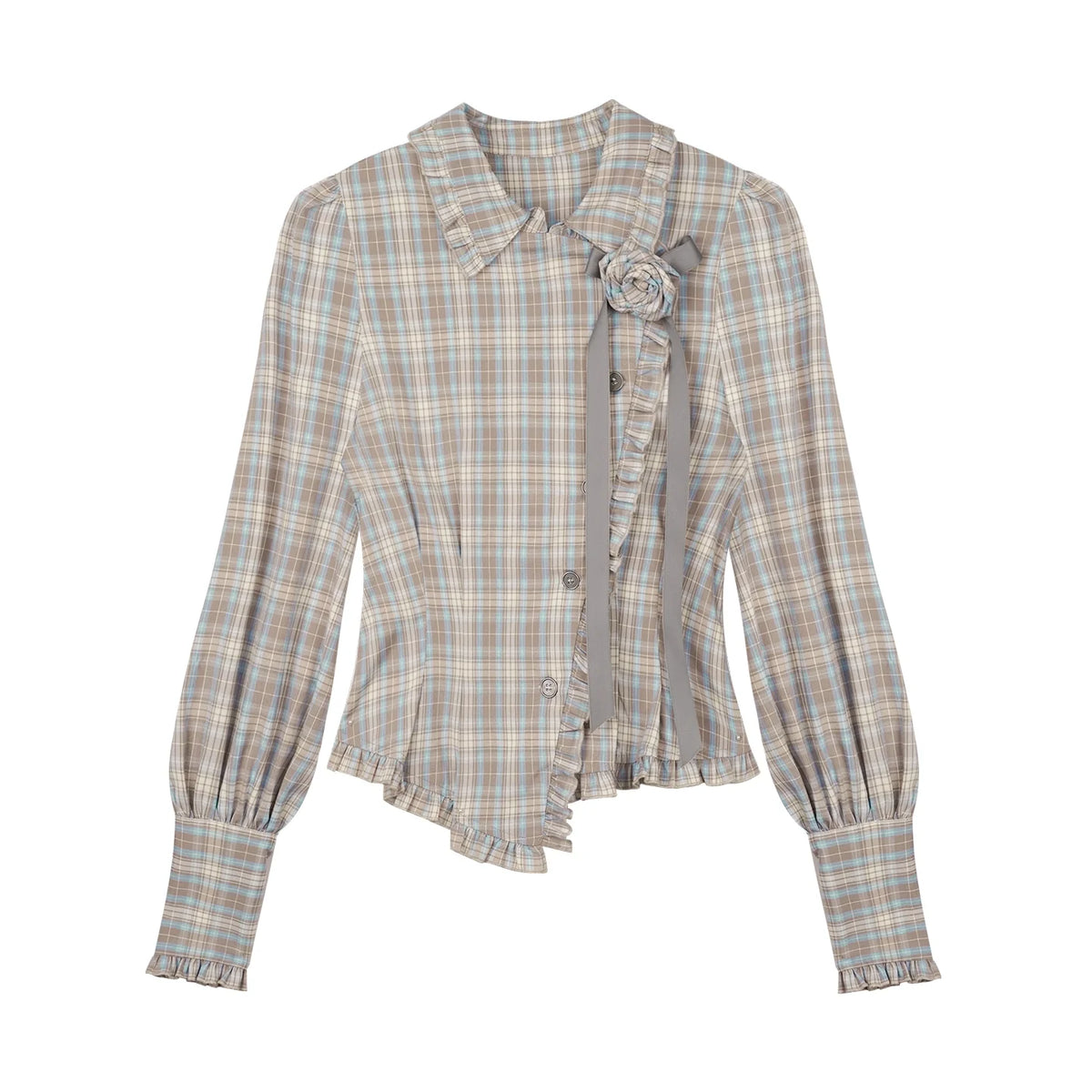 Plaid Rose Shirt