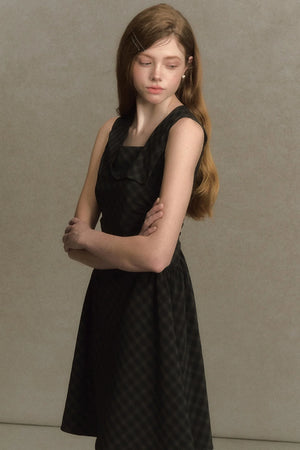 Plaid Sleeveless Dress