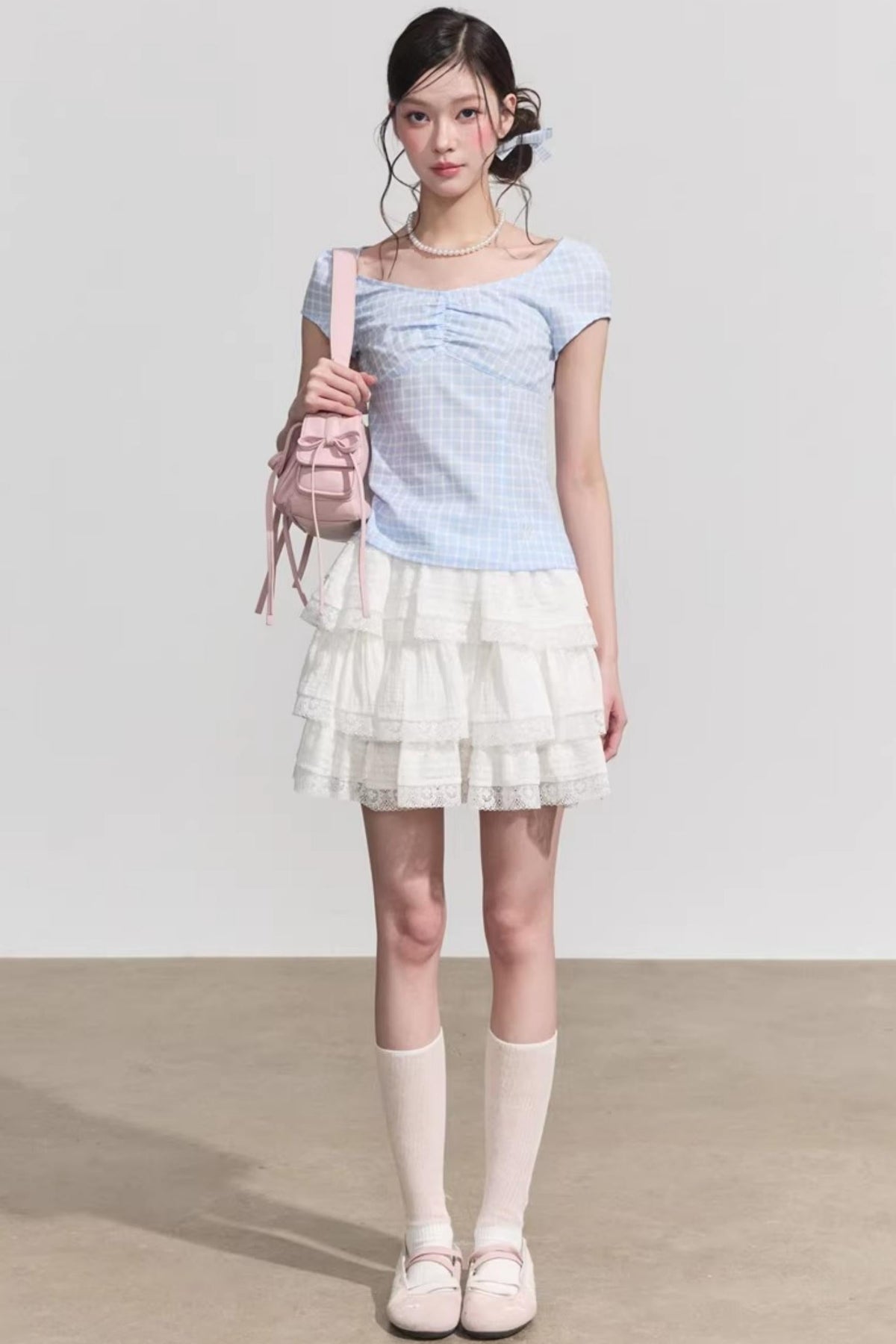Plaid Summer Slim Top