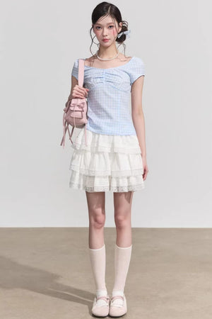 Plaid Summer Slim Top