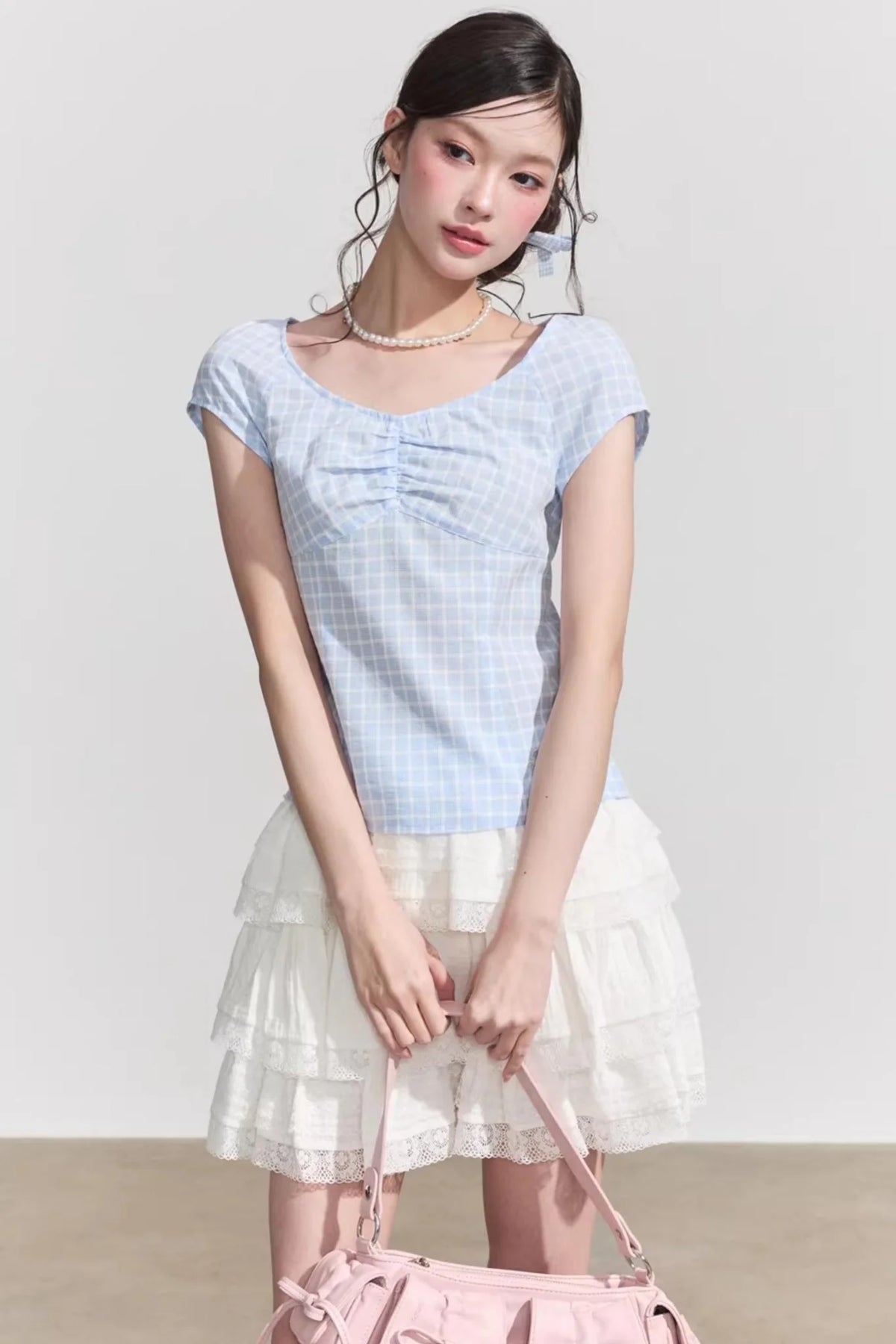 Plaid Summer Slim Top