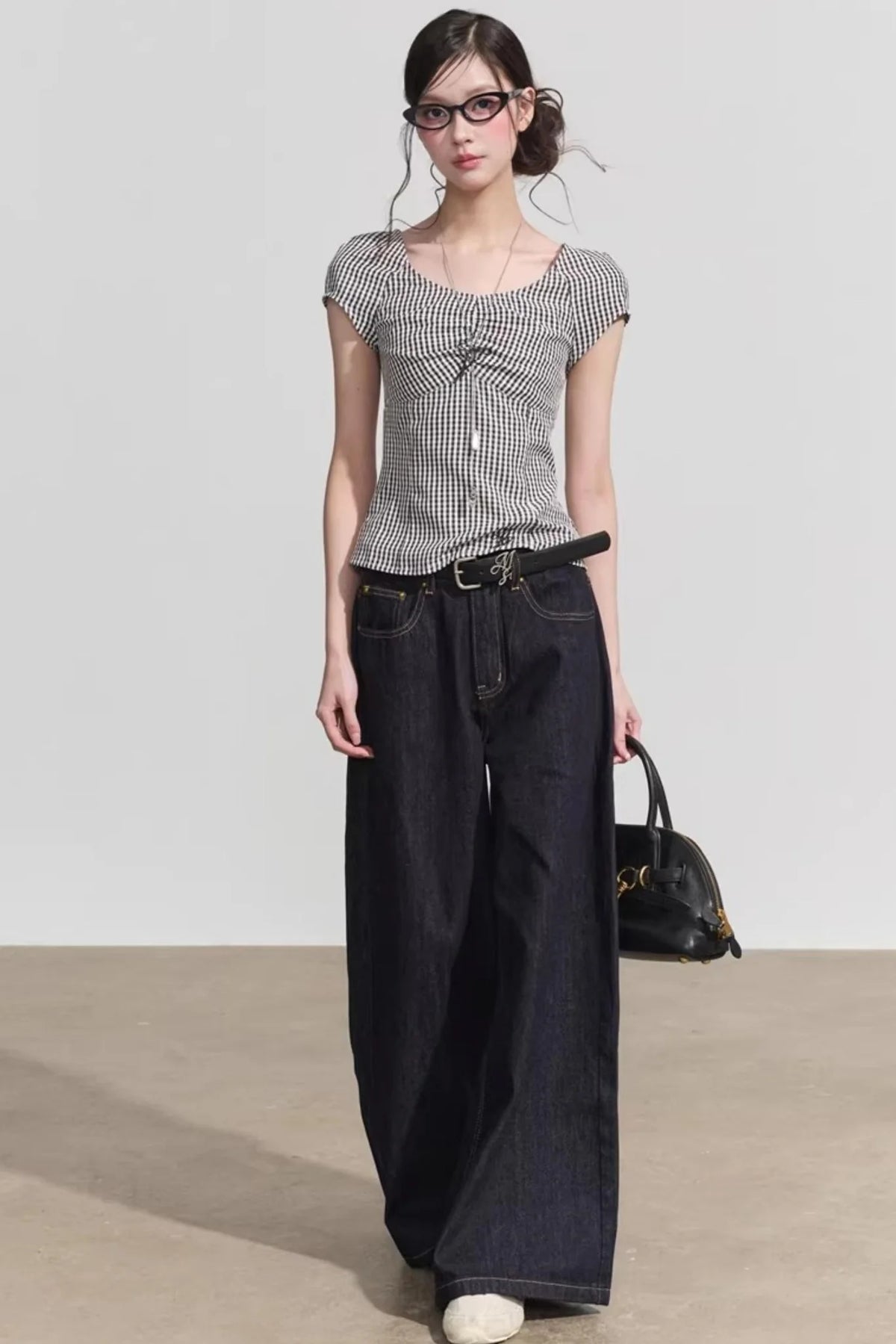 Plaid Summer Slim Top