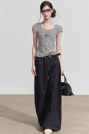 Plaid Summer Slim Top