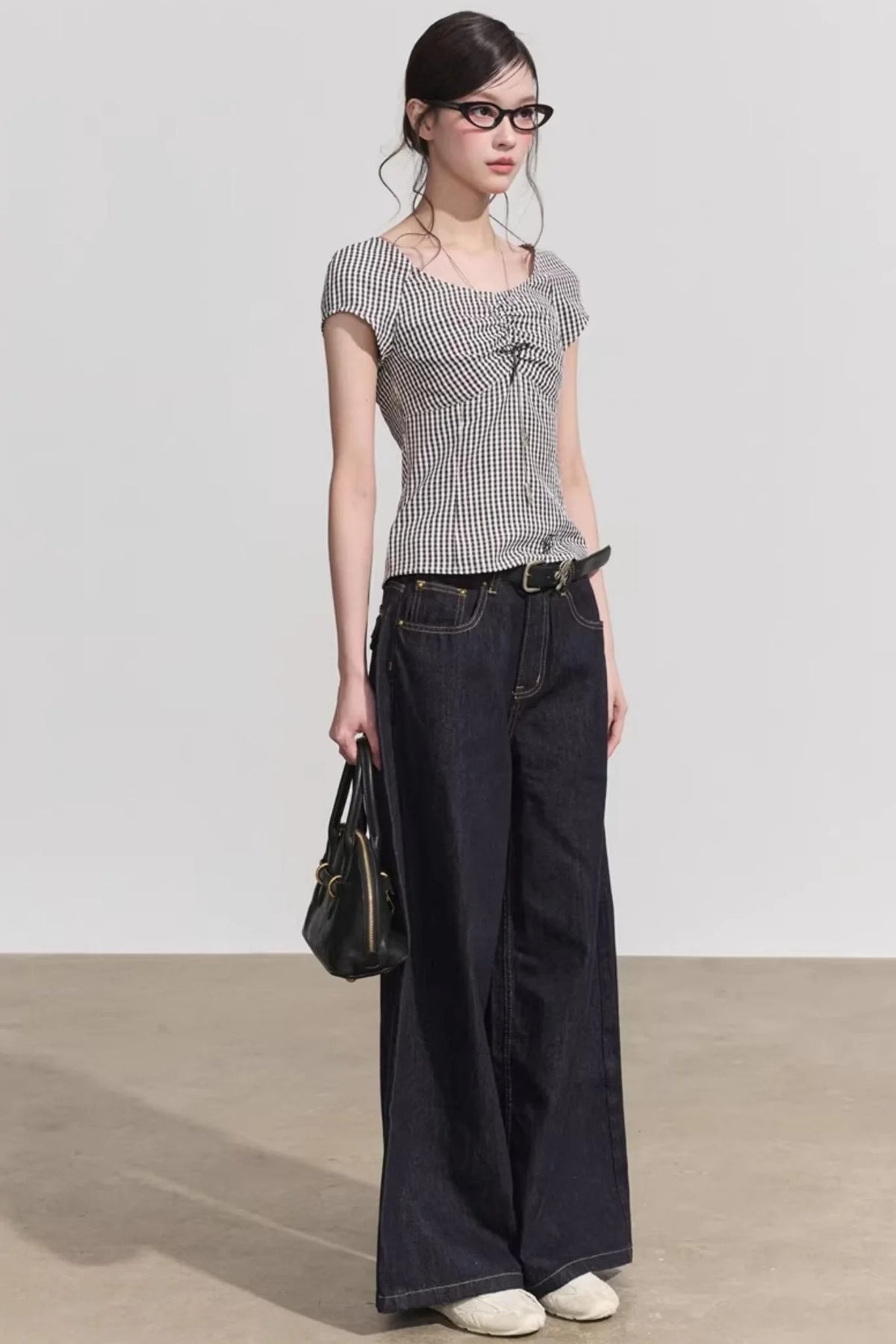 Plaid Summer Slim Top