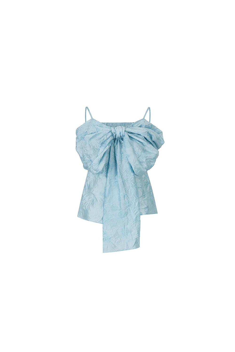 Pleated Bow Camisole Top