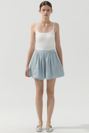 Pleated Bustier Skirt