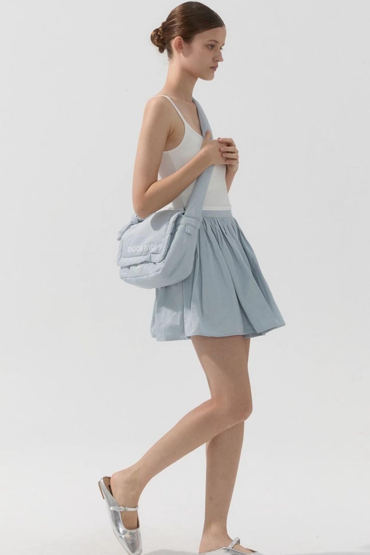 Pleated Bustier Skirt