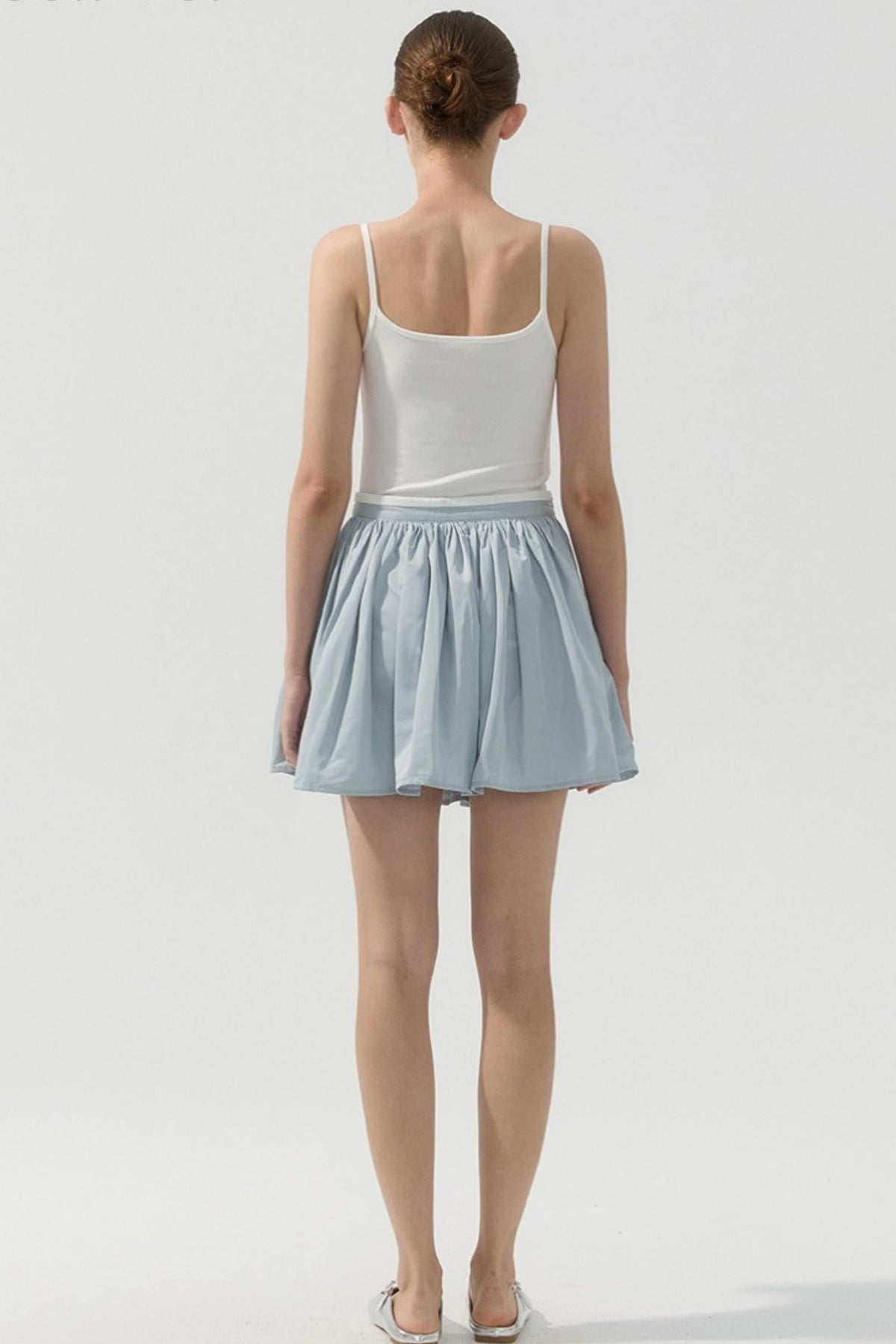 Pleated Bustier Skirt