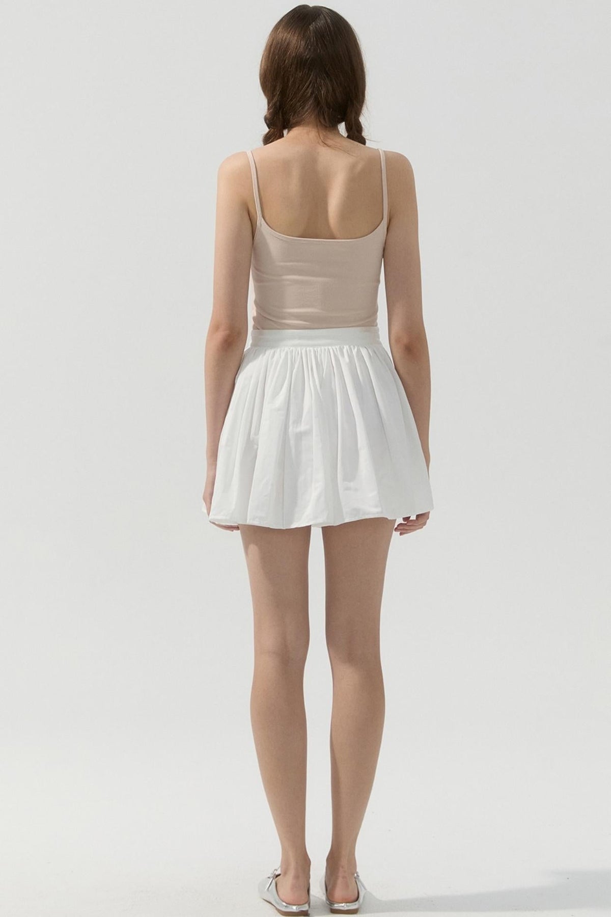 Pleated Bustier Skirt