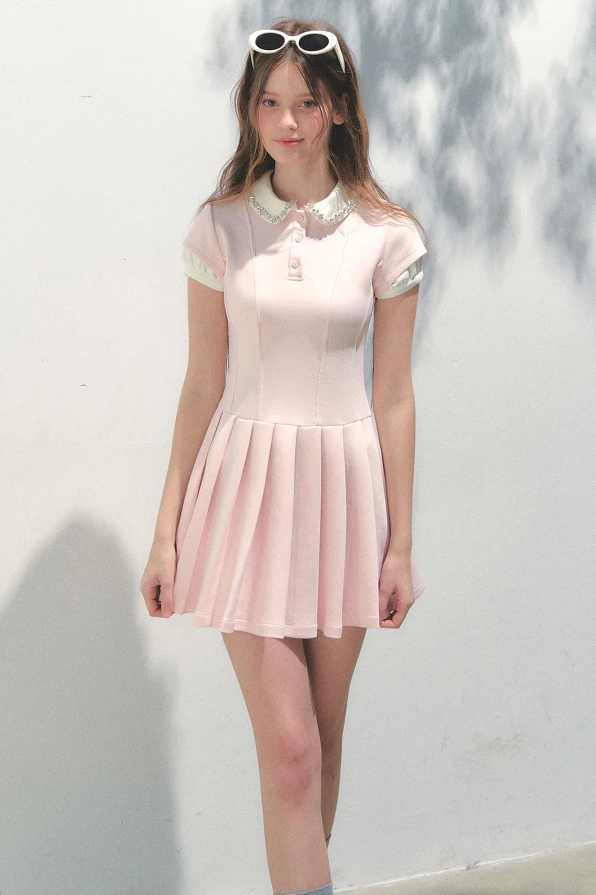 Pleated College Dress