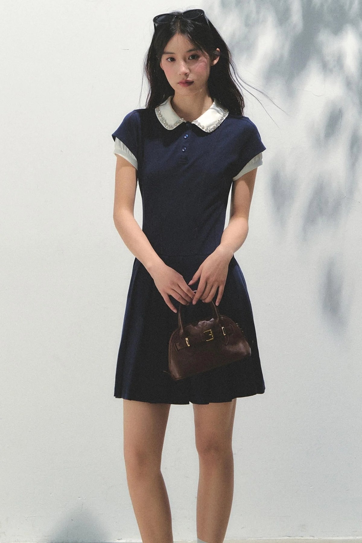Pleated College Dress