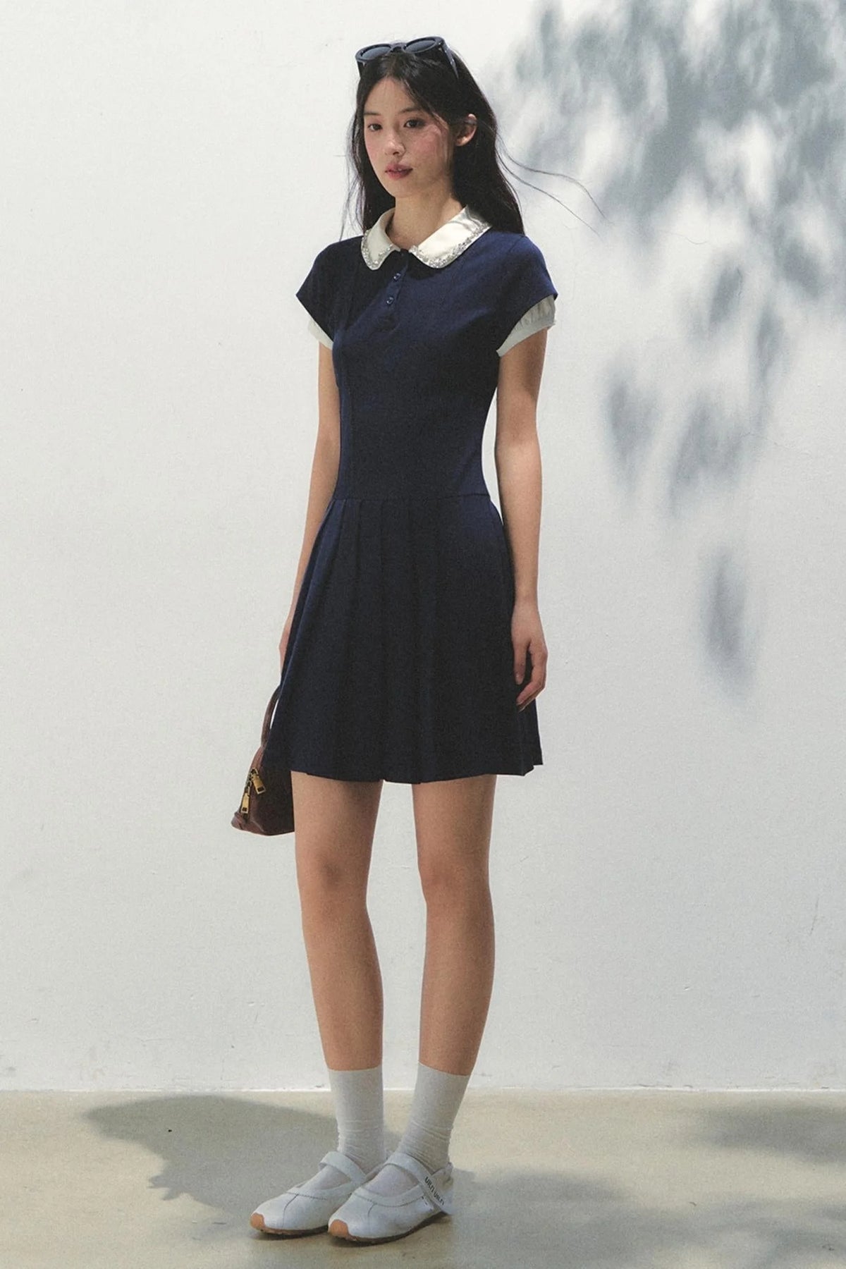 Pleated College Dress