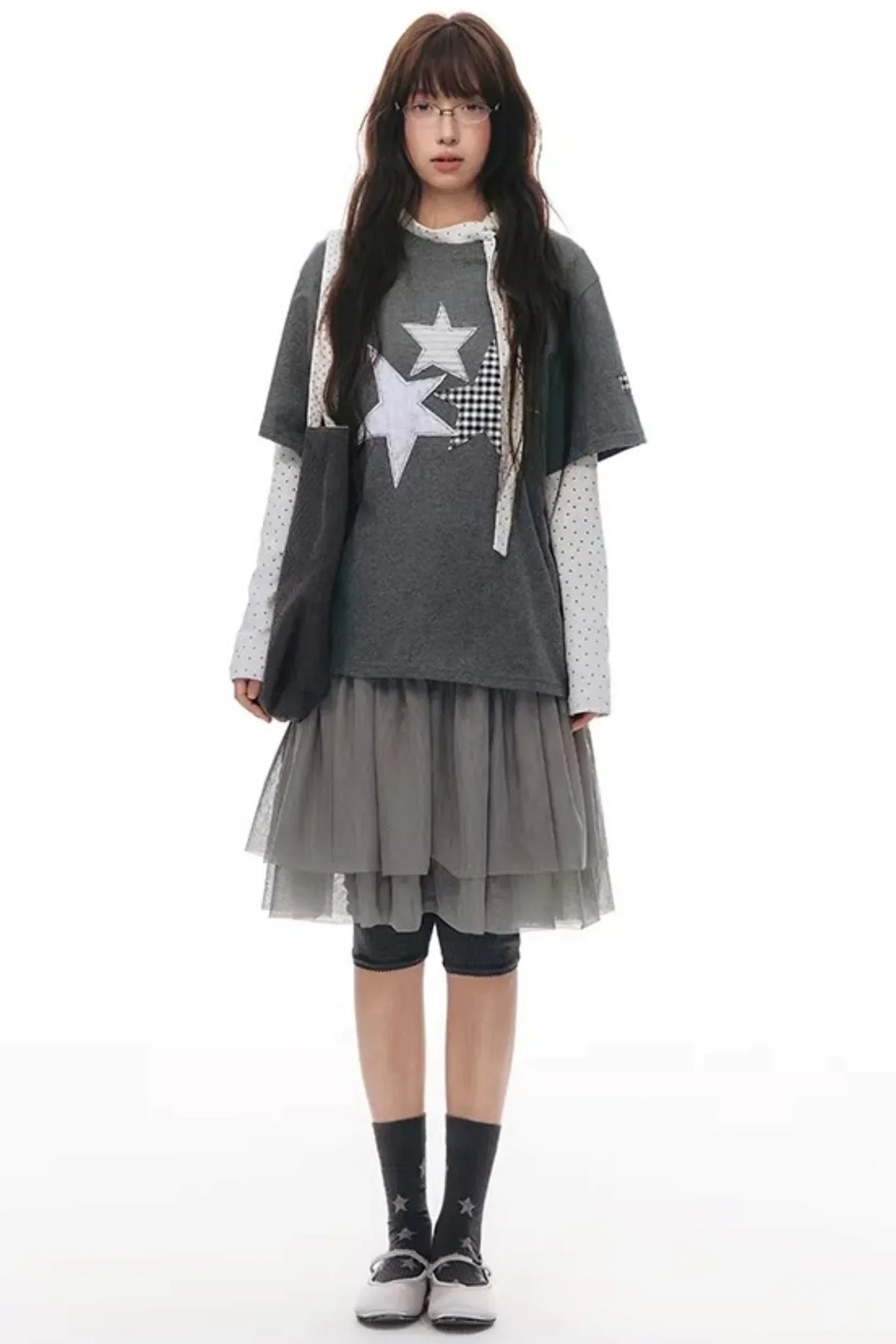 Pleated Cropped Skirt Set-Up