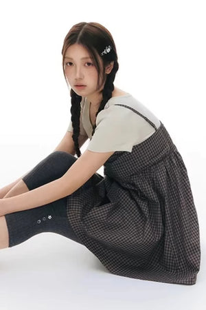 Pleated Cropped Skirt Set-Up