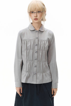Pleated Front Shirt