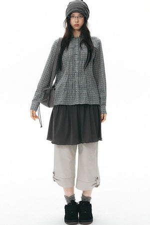 Pleated Front Shirt