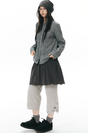 Pleated Front Shirt