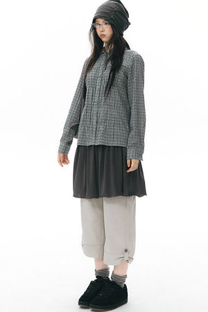 Pleated Front Shirt
