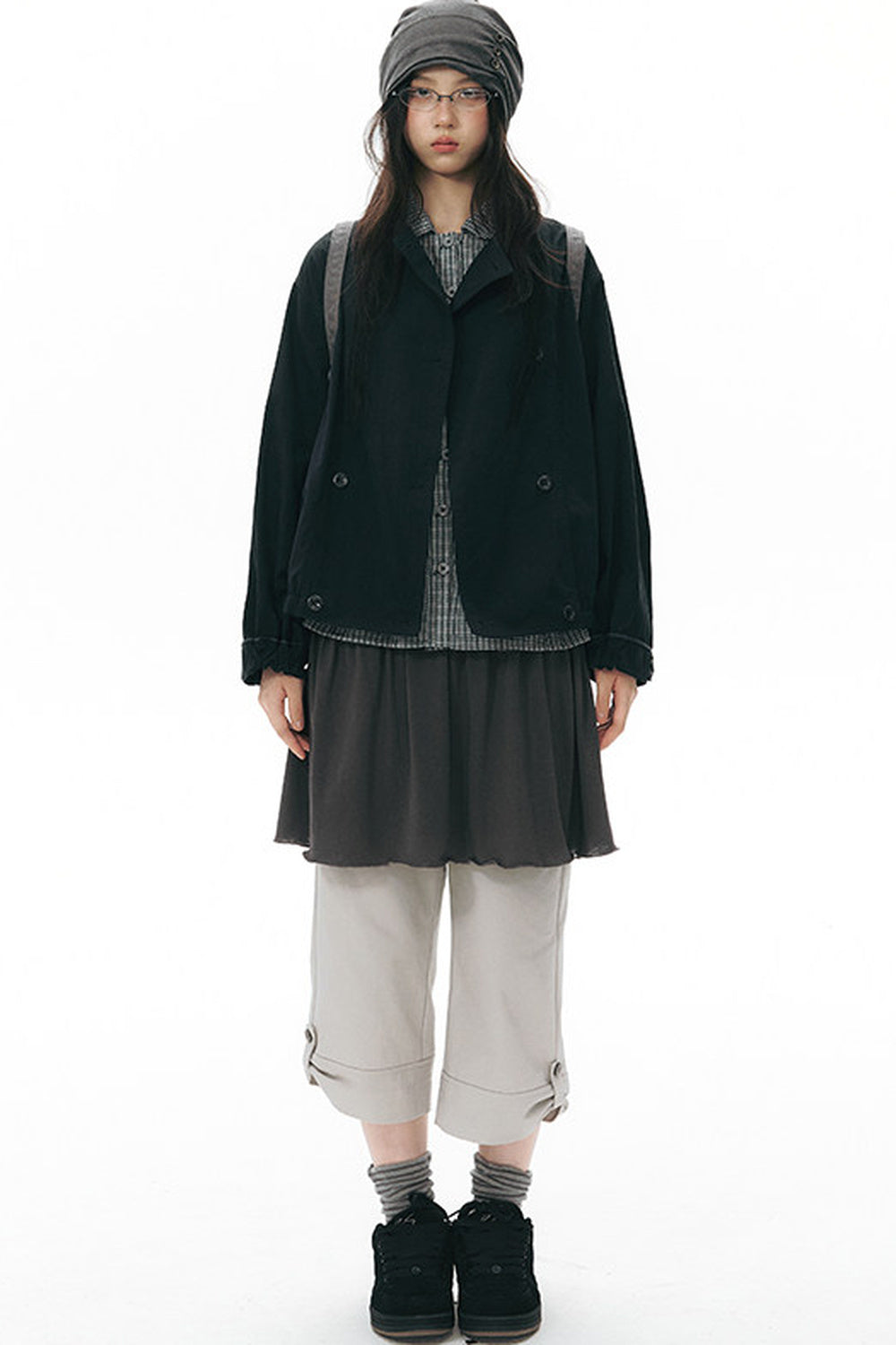 Pleated Front Shirt