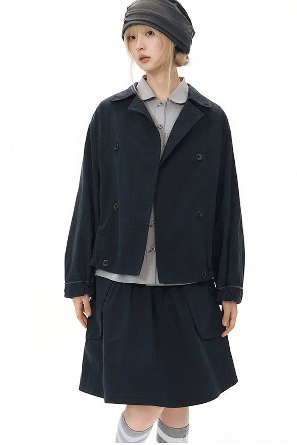 Pleated Front Shirt
