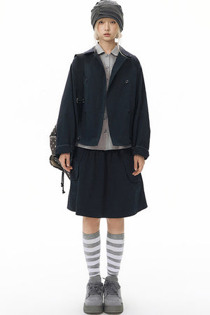 Pleated Front Shirt