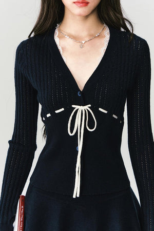 Pleated Knit Skirt & Top Set-Up